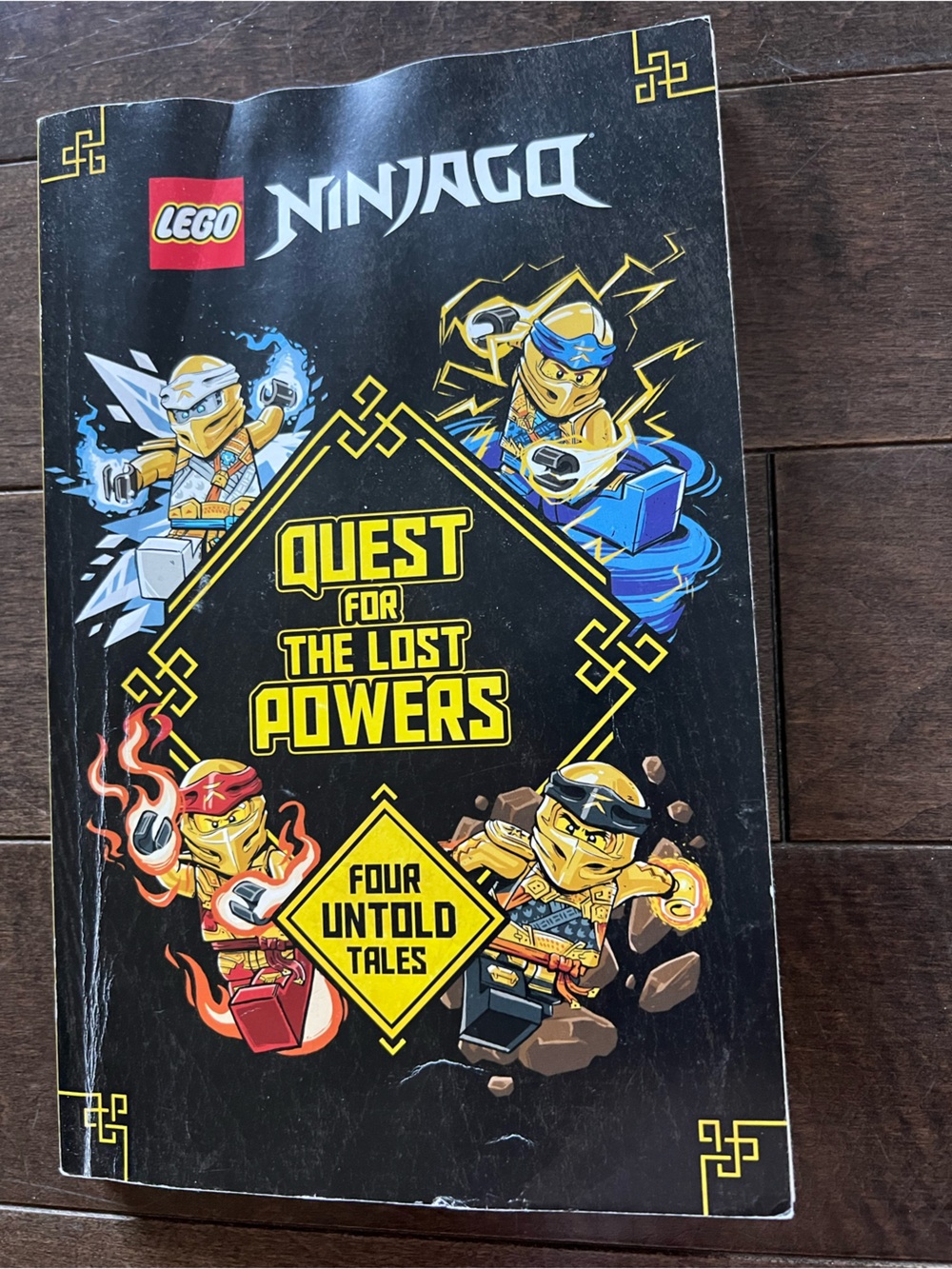 Lego Ninjago Quest for the Lost Powers – Black, Yellow, Blue, Red